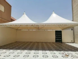 تركيب مظلات هرميه بالاحساء 